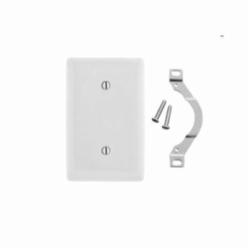 HUBW NP14W WALLPLATE, 1-G, STRP MT BLANK