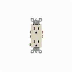 LEV 5325-T CPO/10/200 DUPLEX RCPT LT ALMOND