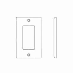 LEV 80401-T 1G LT ALM WALLPLATE