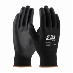 PIPR 33-B125/L G-TEK ONX BLACK POLYURETHANE COATED PALM & FINGERS ON BLACK SEAMLESS KNIT NYLON