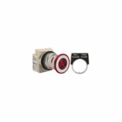 Schneider Electric 9001KR8P1RH25 PUSH BUTTON 600VAC 10A 30MM T-K,1 NC - 1 NC (Late Open),10A,30mm Round,600V,AC15 - DC13,K,NEMA 1/2/3/3R/4/6/12/13,Panel,Pushbutton,Red,Screw Clamp,Screw-On Plastic Mushroom (41mm),UL File Number E42259 CCN NKCR - CSA File Number LR24590 Class 3211-03 - CE Marked,Water tight, Dust tight and Oil tight (Indoor/Outdoor),chromium plated metal,unmarked,illuminated push-button,momentary-maintained