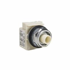 Schneider Electric 9001KR9P1 PUSHBUTTON OPERATOR 30MM TYPE K +OPTIONS,30mm Round,AC15 - DC13,K,NEMA 1/2/3/3R/4/6/12/13,No Contact Blocks,Panel,Pushbutton,Screw Clamp,UL File Number E42259 CCN NKCR - CSA File Number LR24590 Class 3211-03 - CE Marked,Water tight, Dust tight and Oil tight (Indoor/Outdoor),chromium plated metal,unmarked,illuminated push-button,maintained,no button