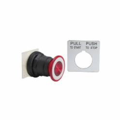 Schneider Electric 9001SKR8R PUSHBUTTON OPERATOR 30MM SK +OPTIONS,30mm Round,600V,K,NEMA 1/2/3/3R/4/4X/6/12/13,No Contact Blocks,Panel,Pushbutton,UL File Number E42259 CCN NKCR - CSA File Number LR24590 Class 3211-03 - CE Marked,Water tight, Dust tight, Oil tight and Corrosion Resistant (Indoor/Outdoor),black plastic,unmarked,maintained-momentary,non illuminated push-button