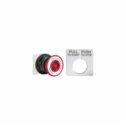 Schneider Electric 9001SKR9R05 PUSHBUTTON OPERATOR 30MM SK +OPTIONS,30mm Round,EMERGENCY STOP,black plastic,NEMA 1/2/3/3R/4/4X/6/12/13,No Contact Blocks,Panel,Pushbutton,SK,UL File Number E42259 CCN NKCR - CSA File Number LR24590 Class 3211-03 - CE Marked,Water tight, Dust tight, Oil tight and Corrosion Resistant (Indoor/Outdoor),maintained,non illuminated push-button