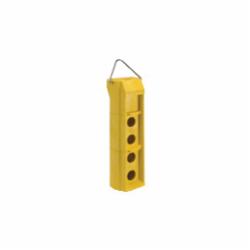 Square D 9001SKYP4 PENDANT STATION ENCLOSURE 30MM SKYP,5 cut-outs,9001SKYP pendant stations,Conduit Entrance Size 0.75 Inch 14NPT,Harmony,Plastic,Yellow (background), Black (marking)