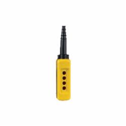 Schneider Electric XACA04H7 PENDANT STATION ENCLOSURE XACA +OPTIONS,4-hole,Double insulated,EN/IEC, UL, CSA,Harmony,IP65 conforming to IEC 60529,Pendant control station,Polypropylene,Rubber sleeve with stepped entry,Yellow (background), Black (marking)