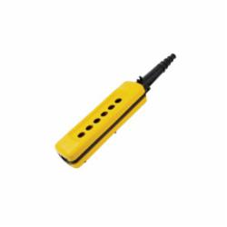 Schneider Electric XACA06H7 PENDANT STATION ENCLOSURE XAC +OPTIONS,6-hole,Double insulated,EN/IEC, UL, CSA,Harmony,IP65 conforming to IEC 60529,Pendant control station,Polypropylene,Rubber sleeve with stepped entry,Yellow (background), Black (marking)