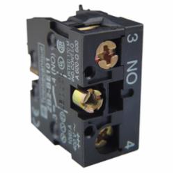 Schneider Electric ZB2BE101 CONTACT BLOCK,-25 to +70 Degrees C,1,1 NO,10A,22mm,600V,AC15 - DC13,Contact Block,For 22mm XB4 and XB5 Signaling Units,Harmony,Screw Clamp,UL Listed File Number E164353 CCN NKCR - CSA Certified File Number LR44087 Class 321103 - CE Marked
