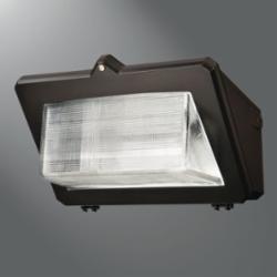 LUM WPS40 400W QUAD TAP HIGH PRESSURE SODIUM WALL PACK, BRONZE, LAMP INCLUDED