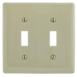 HUBW NP2I WALLPLATE, 2-G, 2) TOGG, IV