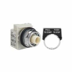 Schneider Electric 9001KR9P7 PUSHBUTTON OPERATOR 30MM TYPE K +OPTIONS,30 mm,AC15 - DC13,Harmony,NEMA 1/2/3/3R/4/6/12/13,No Contact Blocks,Panel,Pushbutton,Screw Clamp,UL File Number E42259 CCN NKCR - CSA File Number LR24590 Class 3211-03 - CE Marked,Water tight, Dust tight and Oil tight (Indoor/Outdoor),chromium plated metal,unmarked,maintained,no button