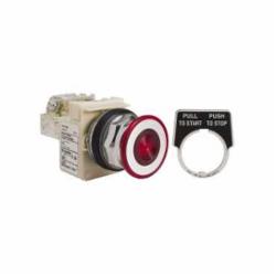 Schneider Electric 9001KR9P35R PUSHBUTTON OPERATOR 30MM TYPE K +OPTIONS,30mm Round,600V,K,NEMA 1/2/3/3R/4/6/12/13,No Contact Blocks,Panel,Pushbutton,Red,Screw-On Plastic Mushroom (41mm),UL File Number E42259 CCN NKCR - CSA File Number LR24590 Class 3211-03 - CE Marked,Water tight, Dust tight and Oil tight (Indoor/Outdoor),chromium plated metal,unmarked,illuminated push-button,maintained