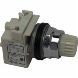 Schneider Electric 9001K2L35W PUSHBUTTON OPERATOR 30MM TYPE K +OPTIONS,30 mm,600V,BA 9s,Harmony 9001K,NEMA 1/2/3/3R/4/6/12/13,No Contact Blocks,Panel,Standard Pushbutton,UL File Number E42259 CCN NKCR - CSA File Number LR24590 Class 3211-03 - CE Marked,Water tight, Dust tight and Oil tight (Indoor/Outdoor),chromium plated metal,complete illuminated push-button,complete illuminated push-button,spring return