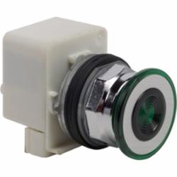 Schneider Electric 9001KR9P1G PUSHBUTTON OPERATOR 30MM TYPE K +OPTIONS,30 mm,600V,Green,Harmony,NEMA 1/2/3/3R/4/6/12/13,No Contact Blocks,Panel,Pushbutton,Screw-On Plastic Mushroom (41mm),UL File Number E42259 CCN NKCR - CSA File Number LR24590 Class 3211-03 - CE Marked,Water tight, Dust tight and Oil tight (Indoor/Outdoor),chromium plated metal,unmarked,maintained