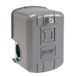 Square D 9013FYW2J21Q8 PRESSURE SWITCH 575VAC 1HP F +OPTIONS,20...30 psi,25...80 psi,220 PSIG,5...60 psi,DPST,NEMA 3R,Pressure Switch,Pumptrol,Rainproof and Ice proof (Indoor/Outdoor),Screw Clamp,UL listed, CSA,control electrically driven water pumps,standard action