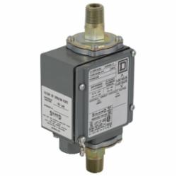 Square D 9012GGW4 PRESSURE SWITCH 480VAC 10AMP G +OPTIONS,-10...185 F,0...175 psi,0.25 inch 18 NPTF conforming to UL 508,0.5 inch NPT conduit entrance,120 operating cycles per minute (max),175 psi,Differential Pressure,NEMA 4/4X/13,Pressure Switch,SPDT (isolated),UL, CSA, IEC, CE-marked,Water tight, Dust tight, Oil tight and Corrosion Resistant (Indoor/Outdoor),air-non-corrosive gas-hydraulic oil (-40...250 deg.F)-non-corrosive liquids