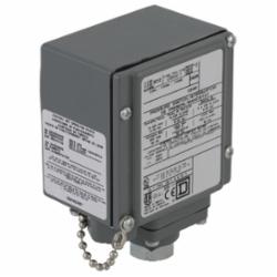 Square D 9012GEW2 PRESSURE SWITCH 480VAC 10AMP G +OPTIONS,-10...185 deg.F,0.25 inch 18 NPTF conforming to UL 508,0.5 inch NPT conduit entrance,120 operating cycles per minute (max),20...675 psi,675 psi,Fixed Differential,NEMA 4/4X/13,Pressure Switch,SPDT (isolated),Single Stage,UL, CSA, IEC, CE-marked,Water tight, Dust tight, Oil tight and Corrosion Resistant (Indoor/Outdoor),air-non-corrosive gas-non-corrosive liquids-hydraulic oil (-40...250 deg.F)