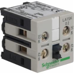 Schneider Electric LA1SK02 CONTACTOR ADDER DECK 2NC,-20...50 Adeg.C,10 A at <= 55 Adeg.C,2 NC,IP2x,TeSys,auxiliary contact block