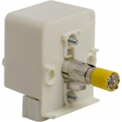Schneider Electric 9001KM35LY 30MM LIGHT MODULE RESIST 24V LED YELLOW,24/28 V,Direct,Harmony,LED (yellow),Light Module,Light module for illuminating 30mm control units