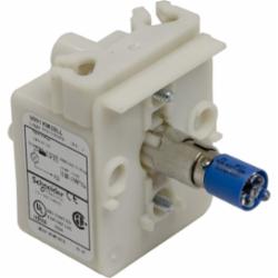 Schneider Electric 9001KM38LL PILOT LIGHT MODULE 120V 30MM T-K+SK+KX,120 V,Direct,Harmony,LED (blue),Light Module,Light module for illuminating 30mm control units