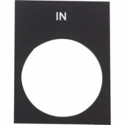 Schneider Electric ZB2BY2503 LEGEND PLATE,In,Pendant Station,UL Listed File Number E164353 CCN NKCR - CSA Certified File Number LR44087 Class 321103 - CE Marked