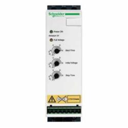 Schneider Electric ATS01N222LU SOFT START 200-240VAC 22A ATS01,200-240VAC,22A,3 phases,40...50 deg.C with current derating of 2 per deg.C--10...40 deg.C without derating,5 hp at 200...240 V 3 phases-7.5 hp at 200...240 V 3 phases,ATS01N2,integrated bypass,soft starter,Altistart 01,Built into the soft start,IP20,adjustable from 1 to 10 s,simple machine