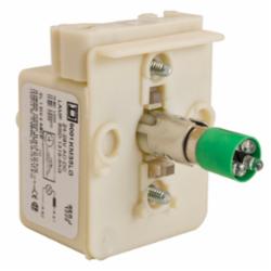 Schneider Electric 9001KM35LG 30MM LIGHT MODULE RESIST 24V LED GREEN,24/28 V,Direct,Harmony,LED (green),Light Module,Light module for illuminating 30mm control units