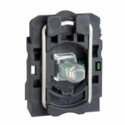 Schneider Electric ZB5AW0B41 RED 24V PROTECTED LED W/1 N/O CONTACT,1 NO,10A,600V,A600 - Q600,Electrical Component Contact Block + Light Module,Harmony,Screw Clamp