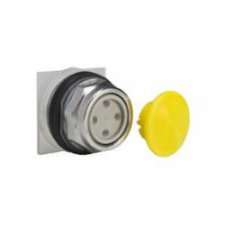 Schneider Electric 9001KR4Y PUSH BUTTON 600VAC 10A 30MM T-K,30 mm,600V,Harmony,NEMA 1/2/3/3R/4/6/12/13,No Contact Blocks,Panel,Pushbutton,Snap-In Plastic Mushroom (35mm),UL File Number E42259 CCN NKCR - CSA File Number LR24590 Class 3211-03 - CE Marked,Water tight, Dust tight and Oil tight (Indoor/Outdoor),Yellow,chromium plated metal,unmarked,momentary