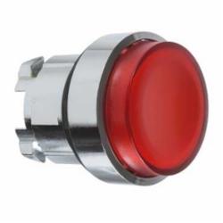 Schneider Electric ZB4BW14 PUSH BUTTON,22mm Round,Chromium Plated Metal,Harmony,IP 65,Illuminated Standard Button Extended,Momentary,NEMA 1/2/3/4/4X/13,Pushbutton Operator,Red Unmarked,UL Listed File Number E164353 CCN NKCR - CSA Certified File Number LR44087 Class 321103 - CE Marked