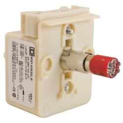 Schneider Electric 9001KM35LR 30MM LIGHT MODULE RESIST 24V LED RED,24/28 V,Direct,Harmony,LED (red),Light Module,Light module for illuminating 30mm control units