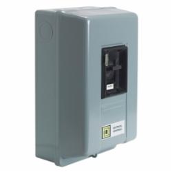 Square D 2510TCG1 MANUAL STARTER 230VAC,1-Phase,27A,2HP@115VAC - 3HP@230VAC,2P,600VAC/250VDC,General Purpose (Indoor),M-1,NEMA 1,Non-Reversing Manual Starter,Pressure Wire Clamp,T,Thermal - Melting Alloy,UL Listed - CSA Certified,without