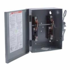 Square D 92251 SWITCH NOT FUSIBLE DT 240V 30A 2P NEMA1,30A,Double Throw Safety Switch,General Purpose (Indoor),NEMA 1,Non-Fusible,Steel,UL Listed,surface