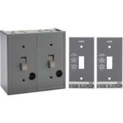 Schneider Electric 2512KG11 MANUAL STARTER 600VAC,1 phase,230 V DC-600 V AC,3 hp 460 V AC-3 hp 575 V AC-1 hp 90 V DC-2 hp 230 V AC-2 hp 115 V DC-2 hp 115 V AC-1.5 hp 230 V DC,30 A,Duplex Unit Manual Switch,K,NEMA 1 painted sheet steel standard size