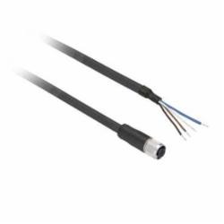 Schneider Electric XZCP0941L10 PHOTOELECTRIC SENSOR CONNECTOR 300V 4A,-40...80 deg.C (static)--5...80 deg.C (flexing),10 m,straight female connector, connector type M8 4 pins,75 V DC, 60 V AC,IP69K-IP67-IP65,Metal collar,OsiSense,direct,general purpose,pre-wired connectors