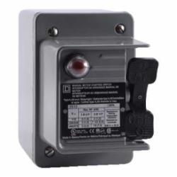 Square D 2510KW2B MANUAL SWITCH 600VAC K+OPTIONS,0.75 NPT (bottom) Screw Clamp,2HP@115VAC - 7.5HP@230VAC - 10HP@460/575VAC,3-Phase,30A,3P,600VAC/230VDC,K,NEMA 4,Non-Reversing Manual Switch,Provides manual ON/OFF control of single or three phase AC motors