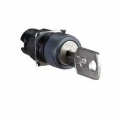 Schneider Electric ZB6AGH 3 POS KEY SEL SW 65168-021,16 mm,Harmony XB6,Key Operated Knob,NEMA 1/2/3/4/4X/12 IP65,head for key selector switch,head for key selector switch,plastic,stay put