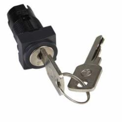 Schneider Electric ZB6CGC 2 POS KEY SEL SW 65168-021,16 mm,Harmony XB6,Key Operated Knob,NEMA 1/2/3/4/4X/12 IP65,head for key selector switch,head for key selector switch,plastic,stay put