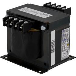 Square D 9070T500D50 XFMR CONTROL 500VA MULTIPLE VOLTAGES,1-Phase,115 Degrees C,180 deg.C,240/416/480/600V or 230/400/460/575V or 220/380/44,500VA,99/120/130V or 95/115/125V or 90/110/120V or 85/104/115V,Copper,Industrial Control Transformer,Open,Panel,Screw Clamp,Specifically designed to handle high inrush associated with contactors and relays for applications such as conveyor systems, paint lines, punch presses or overhead cranes,UL Listed, CSA, CE Marked