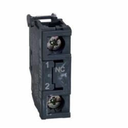 Schneider Electric ZBE202 LATE BREAK NC CONTACT BLOCK,1 NC (Late Open),10A,600V,A600 - Q600,Electrical Component Contact Block,Harmony,Screw Clamp