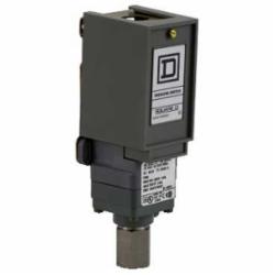 Square D 9012GNG5 PRESSURE SWITCH 480VAC 10AMP G +OPTIONS,-10...185 F,0.25 inch 18 NPTF conforming to UL 508,0.5 inch NPT conduit entrance,120 operating cycles per minute (max),150 psi,3...150 psi,Fixed Differential,General Purpose (Indoor),NEMA 1,Pressure Switch,SPDT (isolated),Single Stage,UL, CSA, IEC, CE-marked,air-hydraulic oil (-40...250 deg.F)-non-corrosive gas-non-corrosive liquids