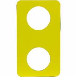 Schneider Electric 9001SKN202 PENDANT STATION LEGEND PLATE 30MM SKYP,Direct,Harmony,Plastic,SKYP pendant station,TROLLEY EAST/WEST,Yellow