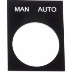 Schneider Electric ZB2BY2372 LEGEND PLATE (MAN AUTO),Pushbutton Legend Plate,UL Listed File Number E164353 CCN NKCR - CSA Certified File Number LR44087 Class 321103 - CE Marked