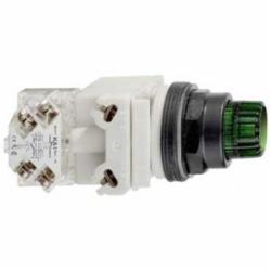 Schneider Electric 9001SK2L38LGG PUSHBUTTON OPERATOR 30MM SK +OPTIONS,30 mm,AC15 - DC13,BA 9s,Harmony 9001SK,Illuminated,NEMA 1/2/3/3R/4/4X/6/12/13,Panel,Screw Clamp,UL File Number E42259 CCN NKCR - CSA File Number LR24590 Class 3211-03 - CE Marked,Water tight, Dust tight, Oil tight and Corrosion Resistant (Indoor/Outdoor),complete illuminated push-button,complete illuminated push-button,plastic,spring return,standard,without contact block