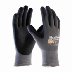 PIPR 34-874/L G-TEK MAXIFLEX BLACK MICRO-FOAM NITRILE COATED PALM & FINGER TIPS WORK GLOVES