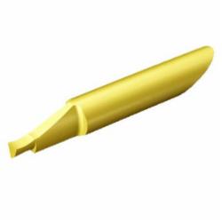 Sandvik Coromant Face Grooving Tool/Insert, Series: CoroTurn® XS, CXS..F..AR/L (1) Insert, 0.0787 in Cutting Width, 0.1574 in Maximum Depth of Cut, 0.0059 in Corner Radius, 0 deg Rake, 1.6732 in Length, Manufacturers Grade: 1025, ANSI Code: CXS-06F200-6215AR 1025, ISO Code: CXS-06F200-6215AR 1025, Right Hand, Solid Carbide, PVD Coated, Material Grade: N/P/S