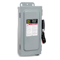 Square D HU362WH SW UNFUSED HD 60A/HUBBELLOCK RECEPTACLE,1,3,600V,60A,General Purpose (Indoor),Heavy Duty,Heavy Duty Safety Switches are designed for the following applications up to 600Vac or 600Vdc 30-1200 amperes, 200,000 rms symmetrical amperes short circuit current.,N,NEMA 1,Receptacle Switch,UL 98 Listed