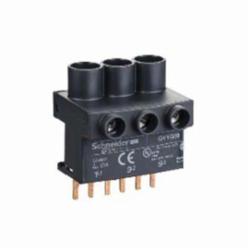 Schneider Electric GV1G09 MAN-STARTER TERMINAL BLOCK 575VAC 63A,63 A,690 V according to IEC 60947-1,GV1G,terminal block,IP20 according to IEC 60529,Linergy,TeSys GV2-TeSys K-TeSys D-TeSys U,Screw clamp terminals,connection accessory,top