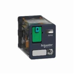 Schneider Electric RPM22BD PLUG-IN RELAY 250V 15A RPM +OPTIONS,(NO) AC 25ms DC 25ms (NC) AC 20ms DC 20ms,-40...55 deg.C,1200 operating cycles/hour,15A,2 C/O,24 VDC,650 Ohms,B300,Flat/Spade (Faston Type),IP 40 conforming to IEC/EN 60529,Plug-In Socket (DIN rail or Flange with adapter),Power,plug-in relay,UL Listed - CSA Certified - CE Marked - RoHS Compliant