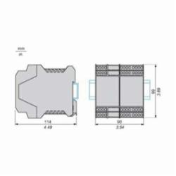 Schneider Electric XPSAR311144P SAFETY RELAY 300V 5A PREVENTA,24 V DC,35 mm symmetrical DIN rail,4 LED Indicators -14 to 130 Degrees F,7 N.O. (Instantaneous) 2 N.C - 4 Solid State,EN 954-1 Category 4,Preventa,Preventa Safety automation,for emergency stop, switch and safety light curtain monitoring,Preventa safety module,Terminal Block (removable) Screw Clamp